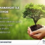 Bölge üniversiteleri Manavgat için fidan kampanyası