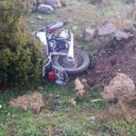 Kamyonetin çarptığı motosikletteki 3 kişi yaralandı