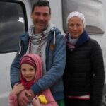 Alman ailenin karavanla Türkiyede kış tatili