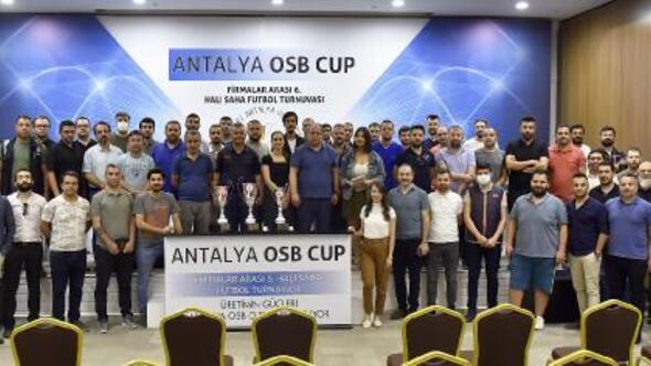 Antalya OSBde futbol heyecanı