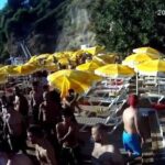 Belediyenin plajında çalışanlara saldırdılar