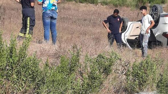 Kazada İranlı sürücü yaralandı