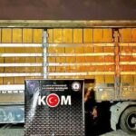 Tırda 4 ton kaçak tütün ele geçirildi