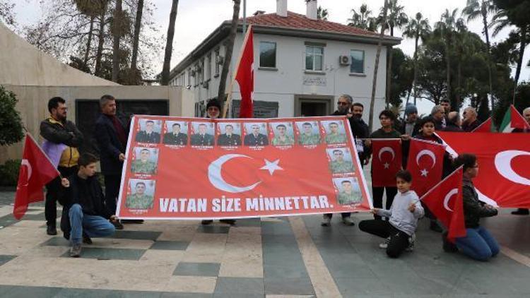 Alanyada terör örgütleri kınandı, şehitler anıldı