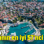 Antalya dünyanın en iyi 57'nci kenti
