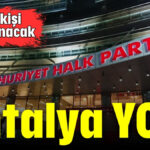 Antalya yok!