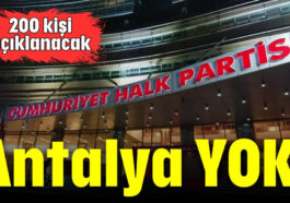 Antalya yok!