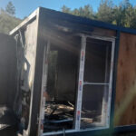 Antalya'da konteyner yangını