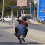 Antalya'da tehlikeli yolculuk