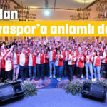 Antalyaspor'a anlamlı destek