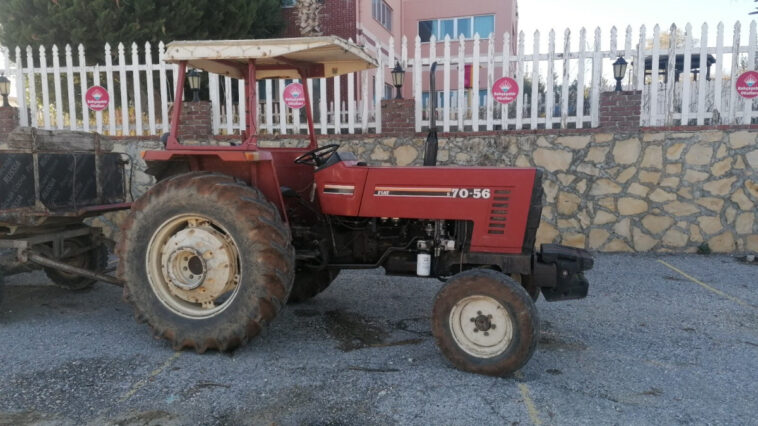 Çalınan traktörüne 20 gün sonra kavuştu