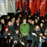 Erkan Baş'ın 'Can Atalay' konuşması mitinge dönüştü