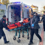 Kazaen vurulan kadın yaralandı