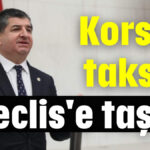 Korsan taksiyi Meclis'e taşıdı