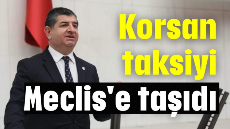 Korsan taksiyi Meclis'e taşıdı