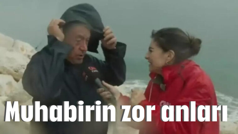 Muhabirin zor anları