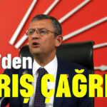 Özel'den barış çağrısı