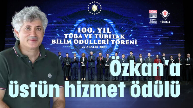 Özkan'a üstün hizmet ödülü