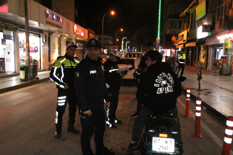 Serik'te huzur operasyonu