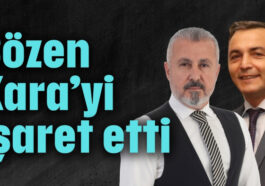 Sözen, Kara'yı işaret etti