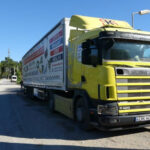 Tırdan kablo çalındı