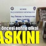 Yılbaşı öncesi sahte alkol baskını