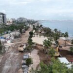 Konyaaltı Sahilinde hummalı çalışma