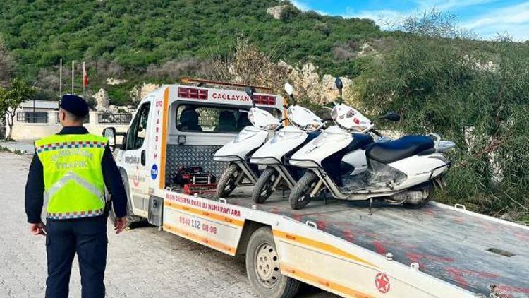Motosiklet denetiminde 1,2 milyon lira ceza