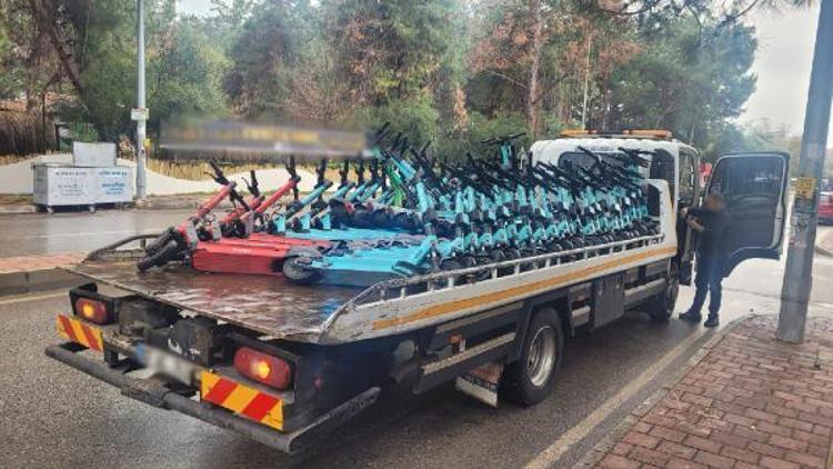 Antalyada skuter denetimi