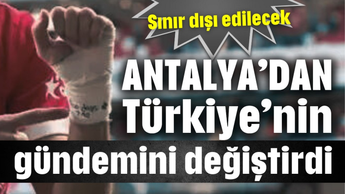 Antalya'dan Türkiye'nin gündemini değiştirdi