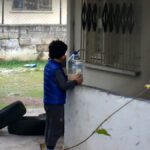 Apartmanda yangın paniği