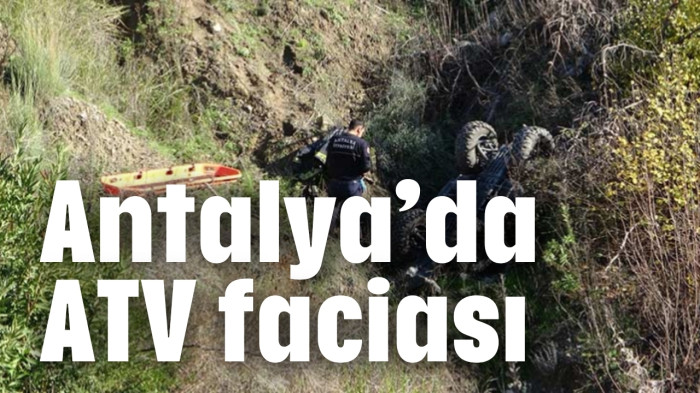 ATV, 15 metreden uçtu