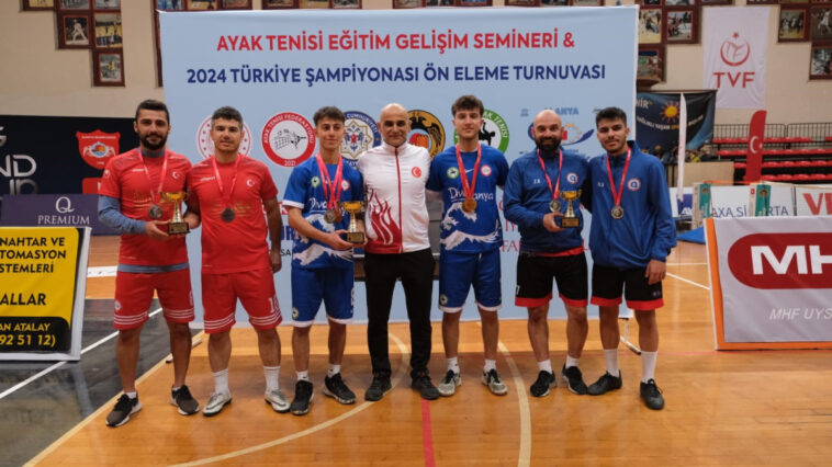 Ayak Tenisi turnuvasına 70 sporcu katıldı
