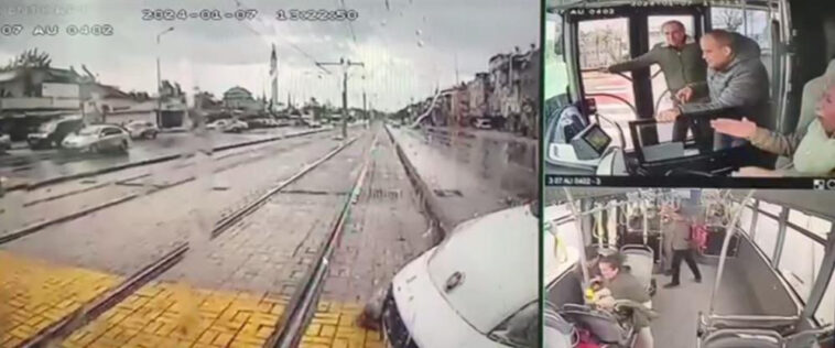 Yolcuların korku dolu anları