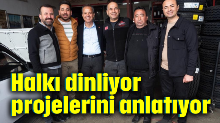 Halkı dinliyor projelerini anlatıyor