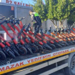 Jandarmadan scooter denetimi