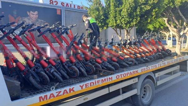 Jandarmadan scooter denetimi