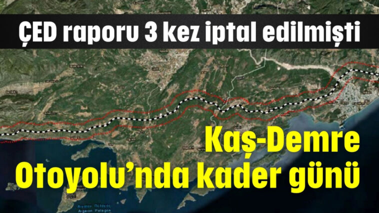 Kaş-Demre Otoyolu'nda kader günü