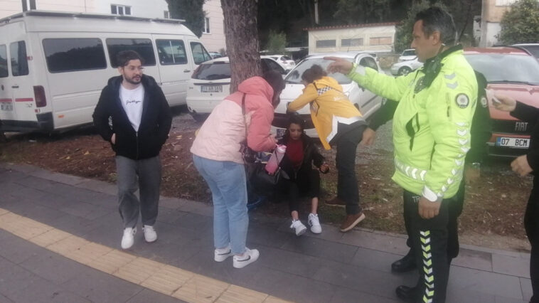 Kaza yapıp ceza ödedi