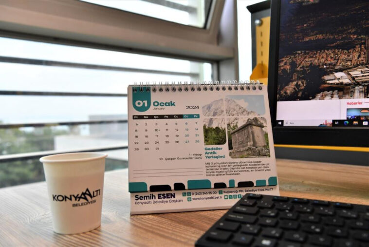 Konyaaltı antik kentleri takvimlerde