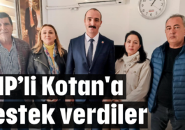 Kotan'a destek verdiler