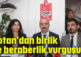 Kotan'dan birlik ve beraberlik vurgusu