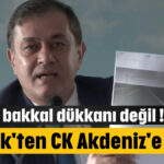 Öztürk'ten CK Akdeniz'e tepki