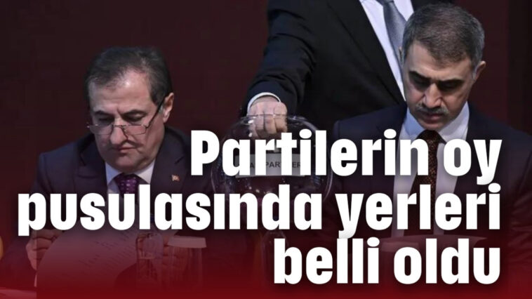 Partilerin oy pusulasında yerleri belli oldu