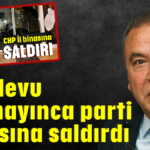 Randevu alamayınca parti binasına saldırdı