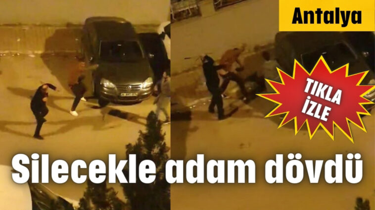 Silcekle adam dövdüler