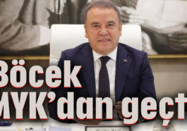 Son dakika...Böcek, MYK'dan geçti