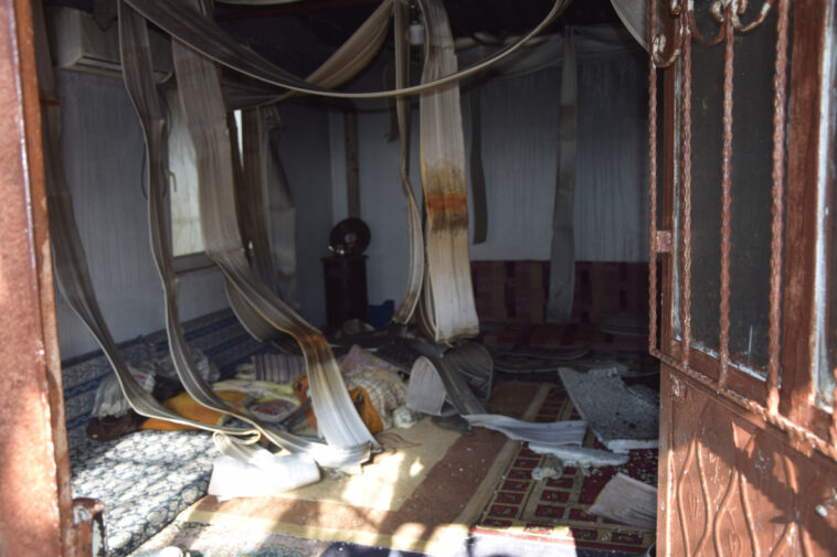 Tarım işçilerinin kaldığı evde yangın çıktı