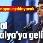 Uysal Antalya'ya geliyor