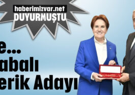 Ve... Habalı Serik Adayı